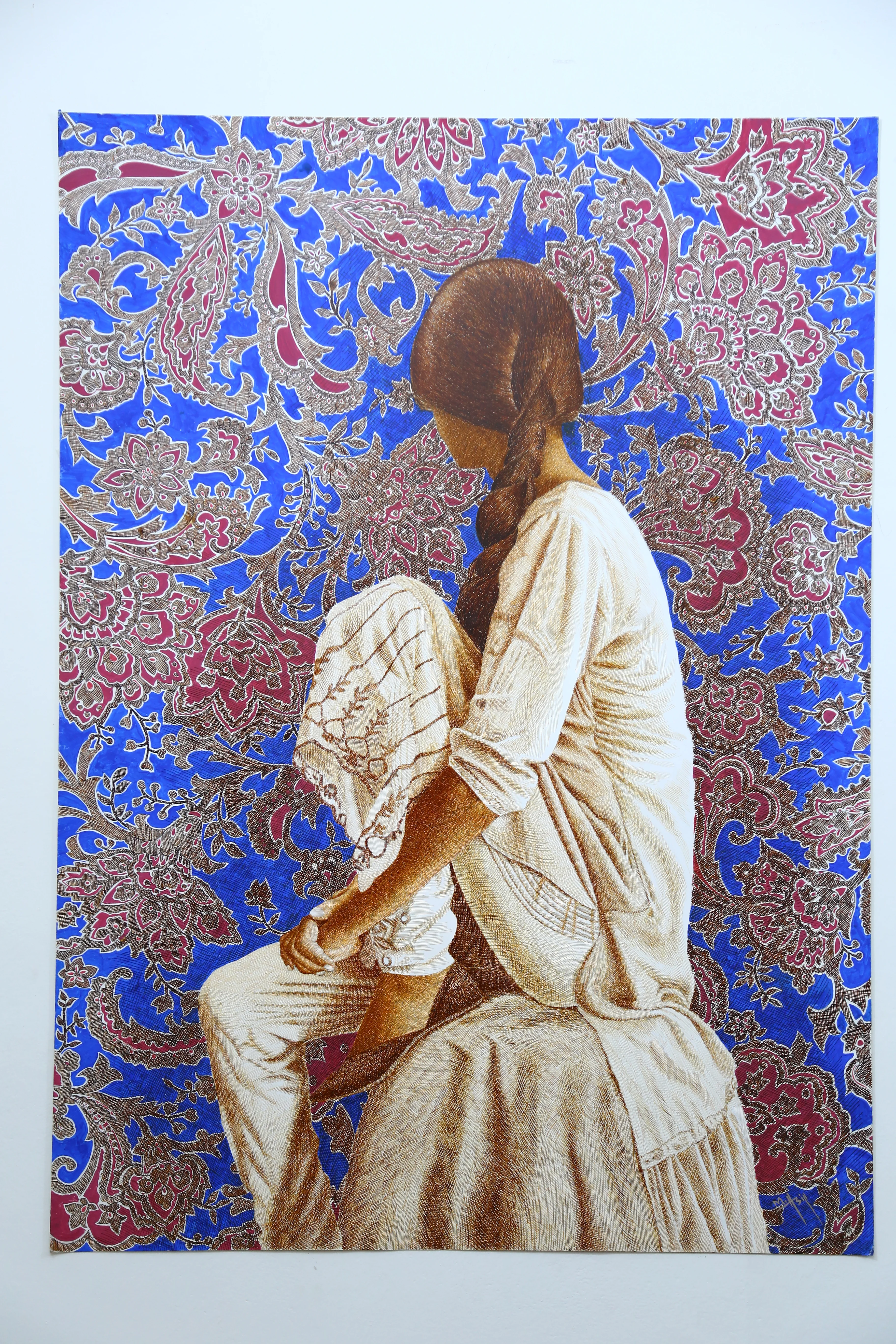 Regular pen and ink artwork by Asif Ghayaz